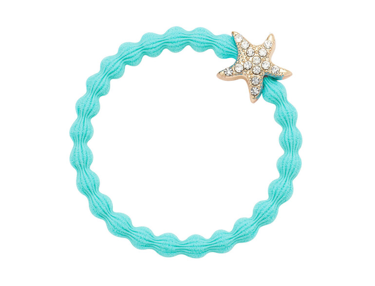 Haargummi By Eloise London Bling Charms Starfish Turquoise 1 St. Turquoise