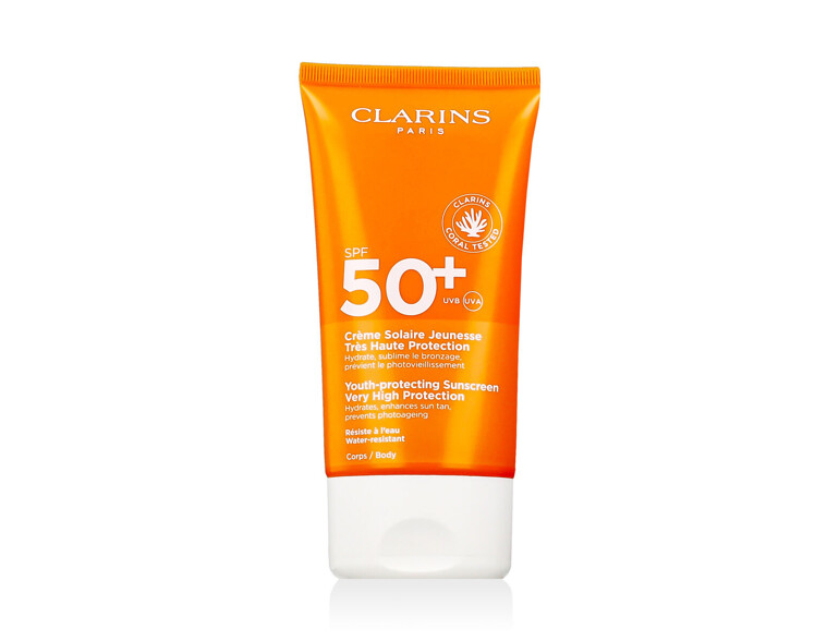 Sonnenschutz Clarins Sun Care Youth-Protecting Body Sunscreen SPF50+ 150 ml