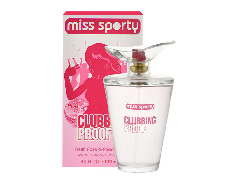 Eau de toilette Miss Sporty Clubbing Proof 100 ml boîte endommagée