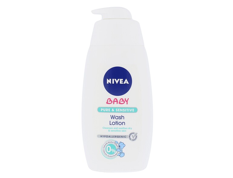 Gel detergente Nivea Baby Pure & Sensitive Wash Lotion 500 ml
