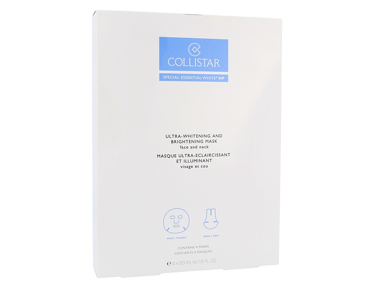 Gesichtsmaske Collistar Special Essential White HP Ultra-Whitening Mask 4x50 ml