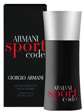 Eau de toilette Giorgio Armani Code Sport 125 ml boîte endommagée