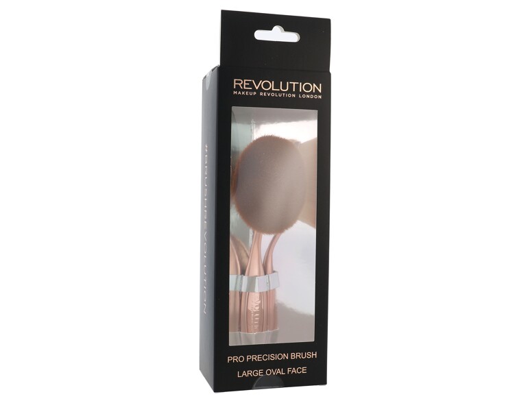 Pinsel Makeup Revolution London Brushes Pro Precision Brush Large Oval Face 1 St. Beschädigte Schachtel