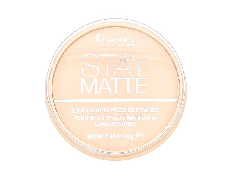 Puder Rimmel London Stay Matte 14 g 001 Transparent