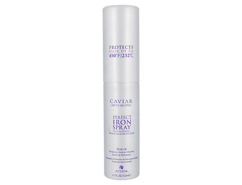 Termoprotettore capelli Alterna Caviar Anti-Aging Perfect Iron Spray 125 ml flacone danneggiato