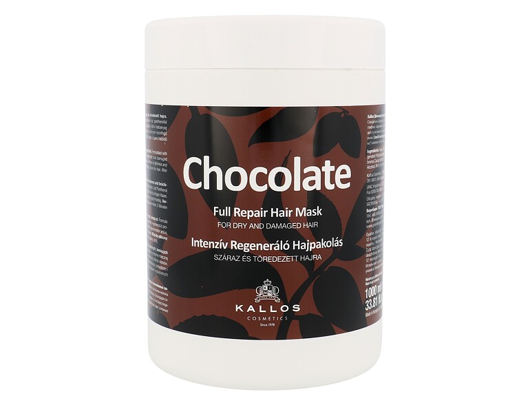 Maschera per capelli Kallos Cosmetics Chocolate 1000 ml