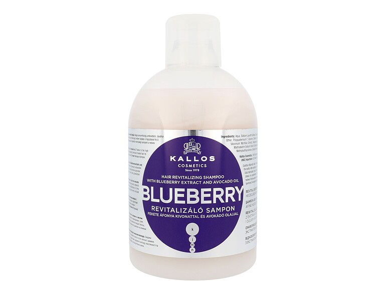 Shampoo Kallos Cosmetics Blueberry 1000 ml