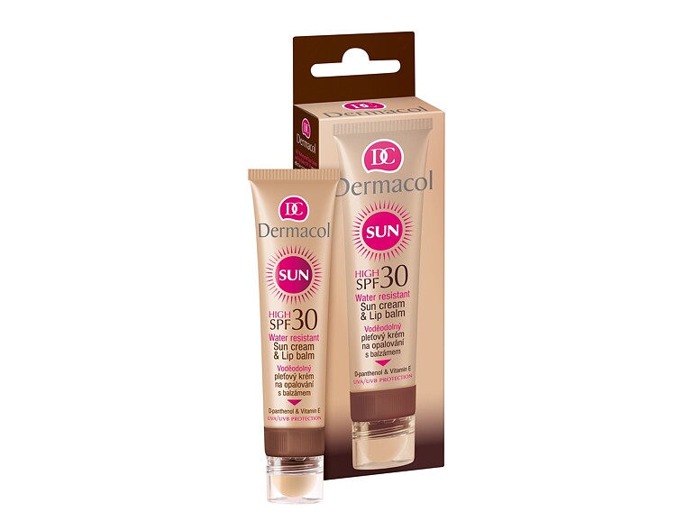 Sonnenschutz fürs Gesicht Dermacol Sun Cream & Lip Balm SPF30 30 ml Beschädigte Schachtel