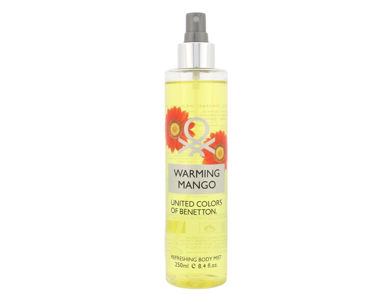 Spray per il corpo Benetton Warming Mango 250 ml flacone danneggiato