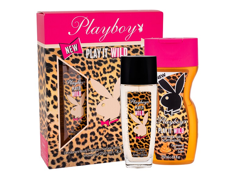 Déodorant Playboy Play It Wild For Her 75 ml boîte endommagée Sets