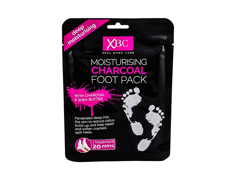 Fußmaske Xpel Body Care Charcoal Foot Pack 1 St.