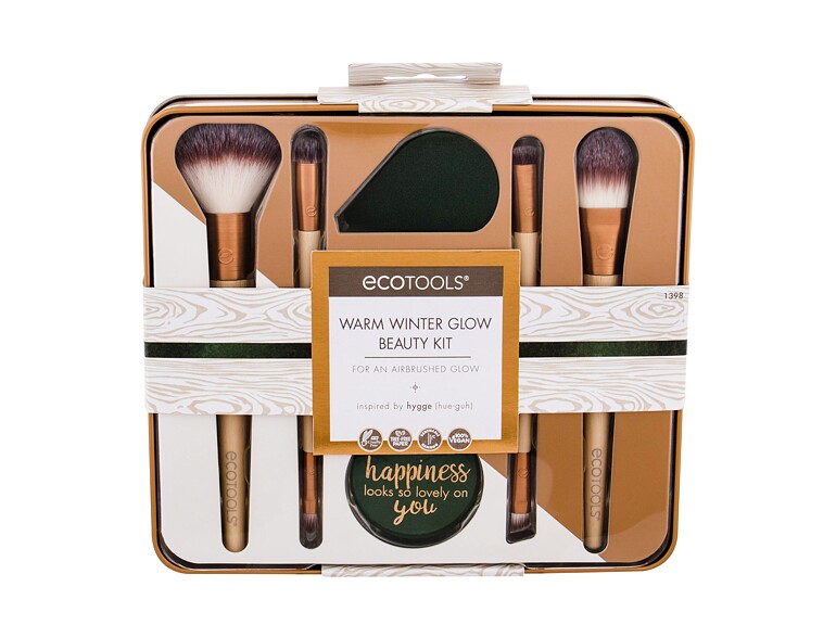 Pennelli make-up EcoTools Brush Warm Winter Glow Beauty Kit 1 St.
