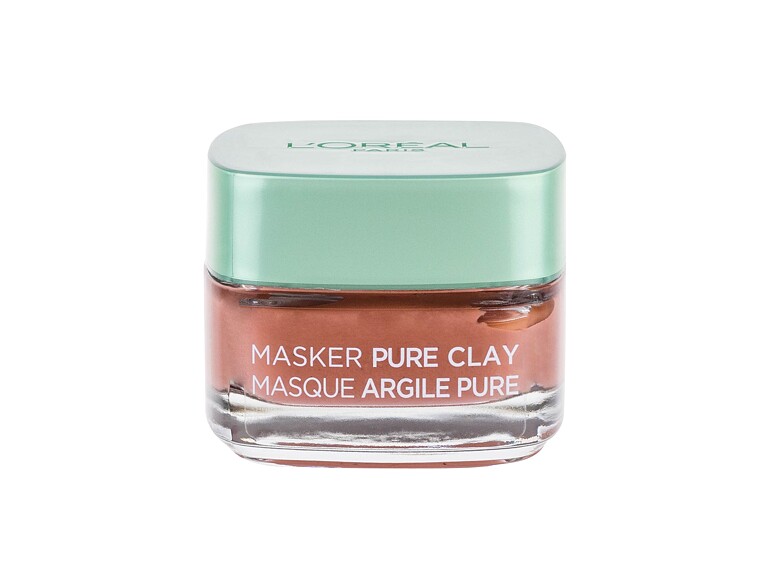 Gesichtsmaske L'Oréal Paris Pure Clay Glow Mask 50 ml Beschädigte Schachtel