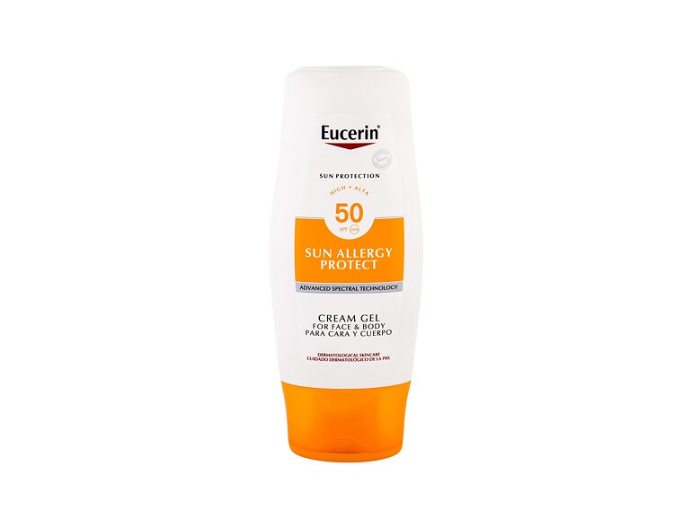 Soin solaire corps Eucerin Sun Allergy Protect Sun Cream Gel SPF50 150 ml boîte endommagée