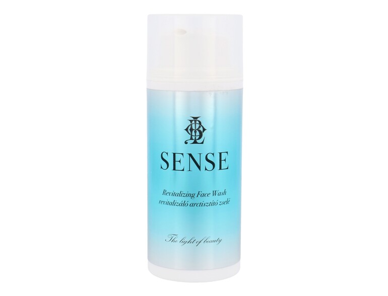 Gel nettoyant Kallos Cosmetics Sense Revitalizing Face Wash 100 ml boîte endommagée