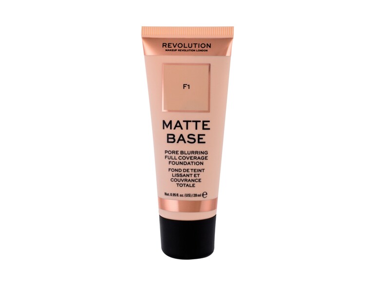 Foundation Makeup Revolution London Matte Base 28 ml F1