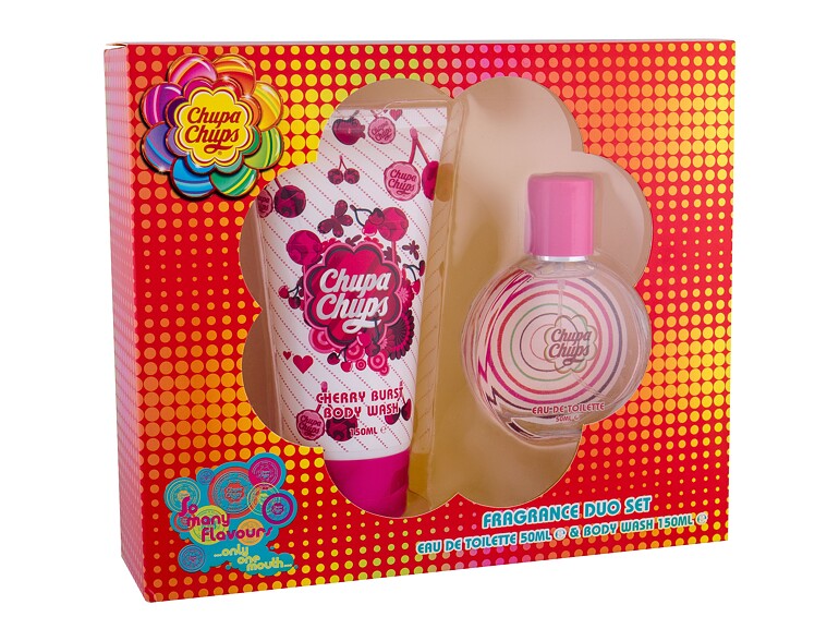 Eau de toilette Chupa Chups Cherry Burst 50 ml boîte endommagée Sets