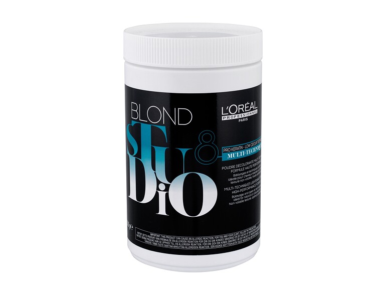 Haarfarbe L'Oréal Professionnel Blond Studio Multi-Techniques Powder 500 g Beschädigtes Flakon