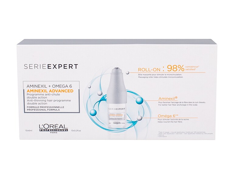 Soin anti-chute  L'Oréal Professionnel Série Expert Aminexil Advanced Roll-on 10x6 ml boîte endommag