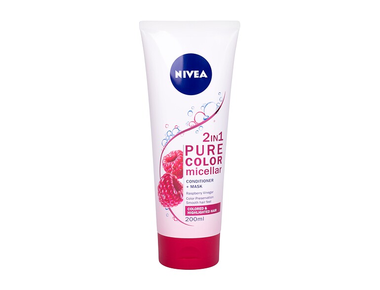  Après-shampooing Nivea Pure Color Micellar Conditioner + Mask 2 IN 1 200 ml