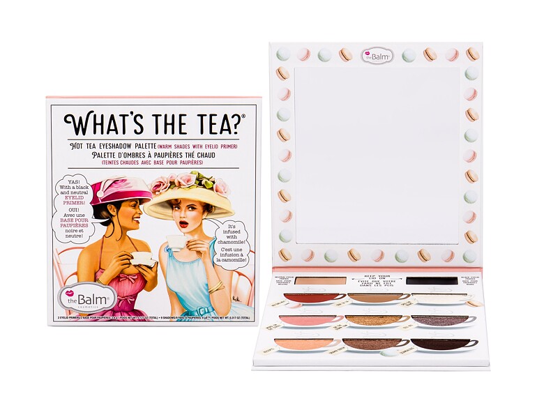 Fard à paupières TheBalm What´s the Tea? Hot Tea Eyeshadow Palette 12,6 g