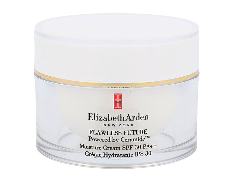 Crème de jour Elizabeth Arden Flawless Future SPF30 50 ml boîte endommagée