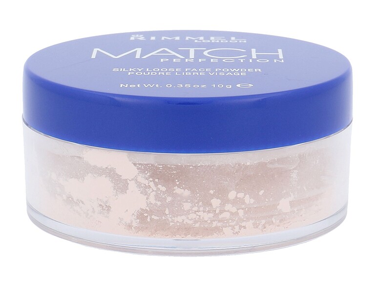 Poudre Rimmel London Match Perfection 10 g 001 Transparent emballage endommagé