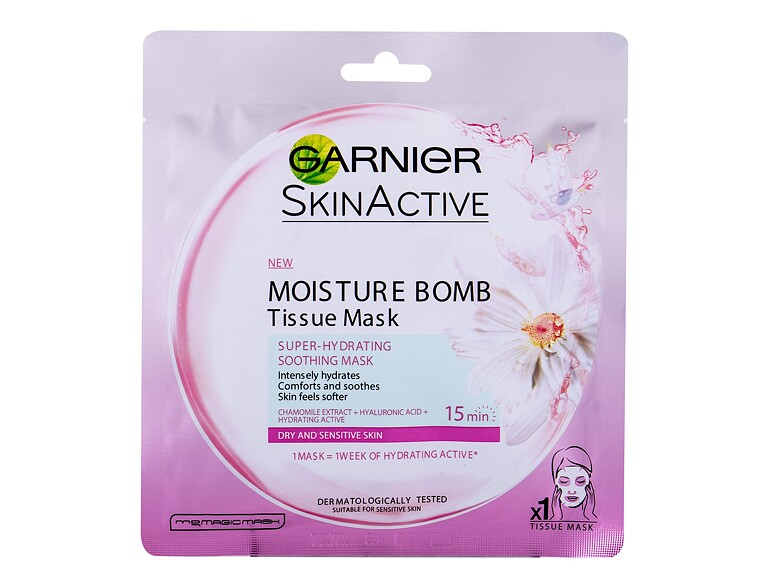 Masque visage Garnier SkinActive Moisture Bomb 1 St.