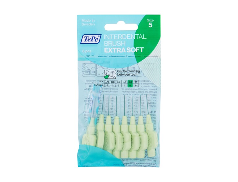 Zwischenraumzahnbürste TePe Extra Soft 0,8 mm 8 St.