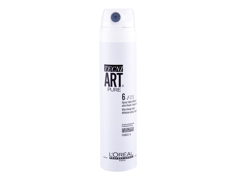 Laque L'Oréal Professionnel Tecni.Art Pure 6-Fix 250 ml flacon endommagé