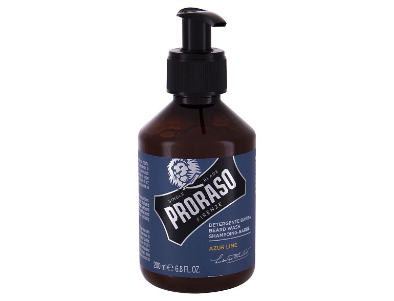 Bartshampoo PRORASO Azur Lime Beard Wash 200 ml