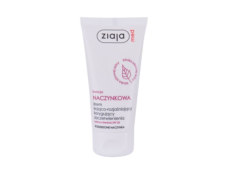Tagescreme Ziaja Med Capillary Treatment Soothing SPF20 50 ml Beschädigte Schachtel