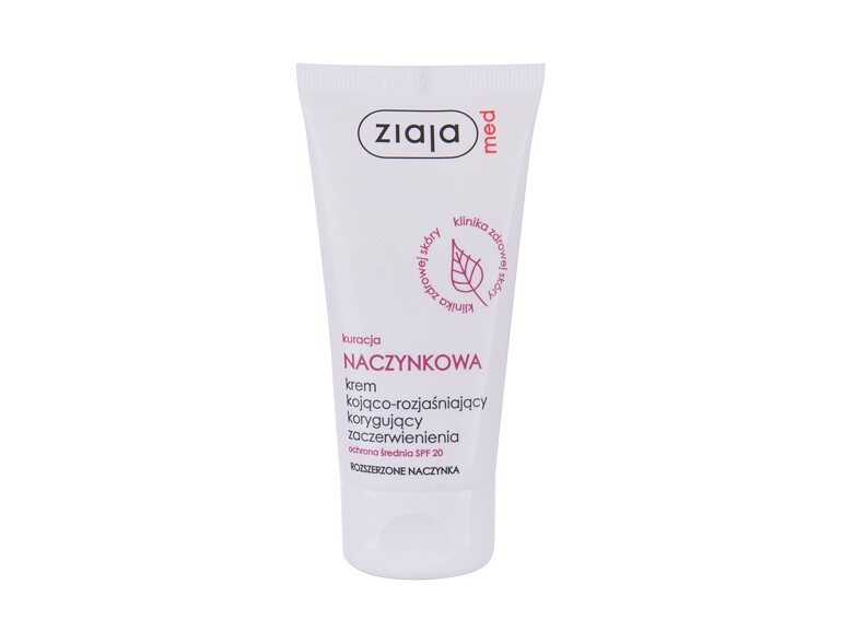 Crème de jour Ziaja Med Capillary Treatment Soothing SPF20 50 ml boîte endommagée