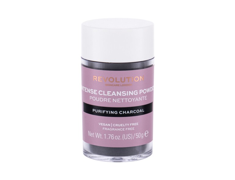 Schiuma detergente Revolution Skincare Cleansing Powder Purifying Charcoal 50 g