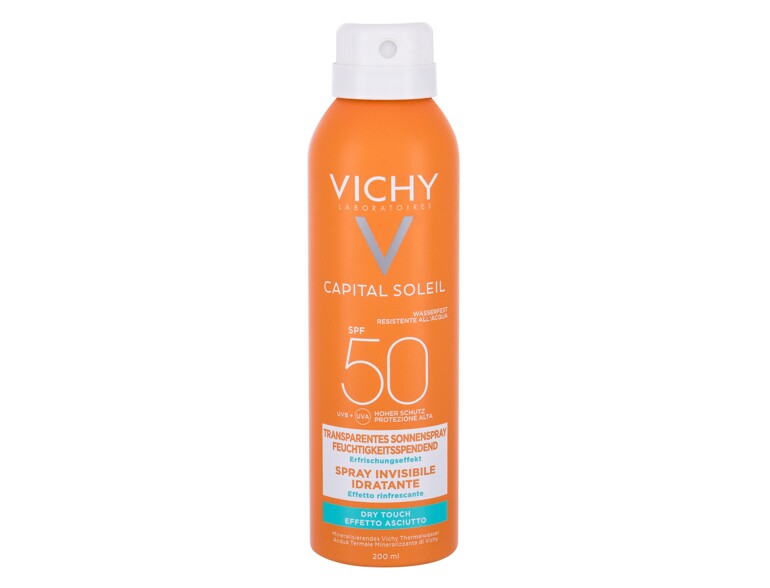 Sonnenschutz Vichy Capital Soleil Invisible Hydrating Mist SPF50 200 ml