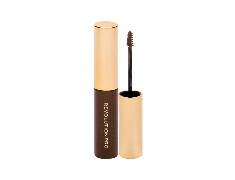 Augenbrauengel und -pomade Makeup Revolution London Revolution PRO Brow Volume And Sculpt Gel 6 ml Warm Brown Beschädigte Schachtel