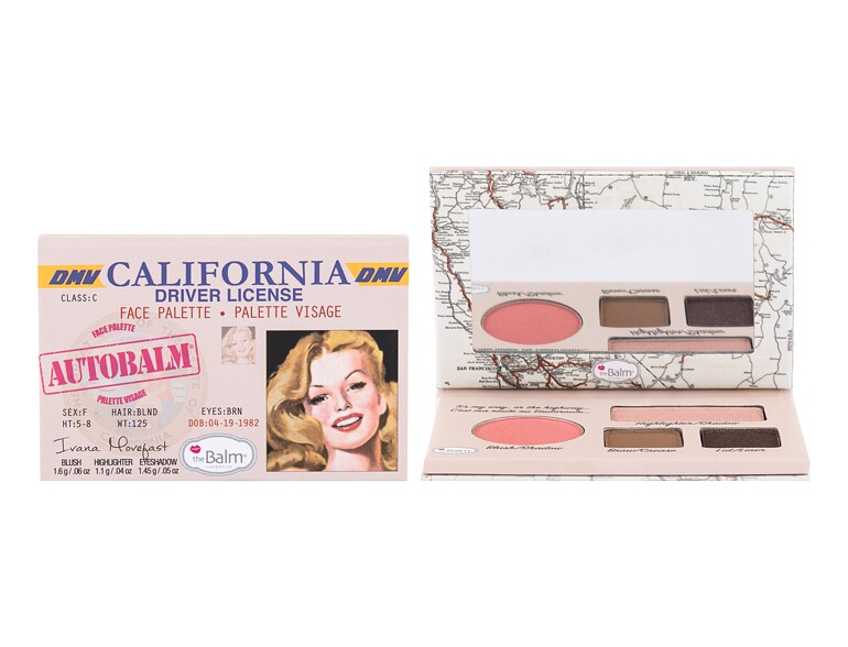 Make-up kit TheBalm Autobalm California 4,15 g