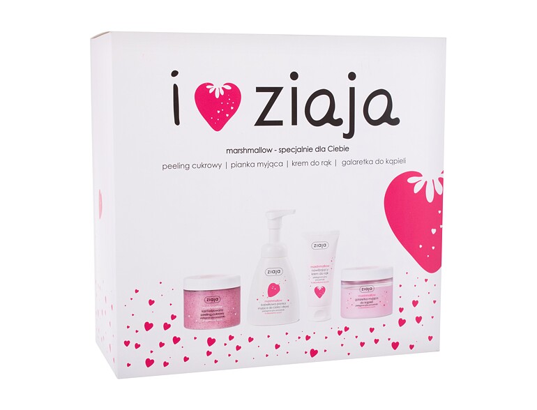 Körperpeeling Ziaja I ♥ Ziaja Marshmallow 300 ml Beschädigte Schachtel Sets