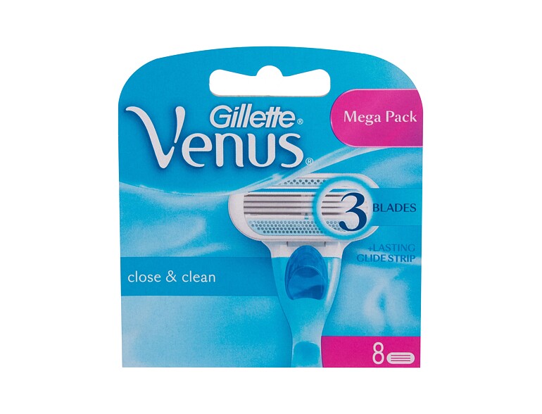 Ersatzklinge Gillette Venus Close & Clean 8 St. Beschädigte Schachtel