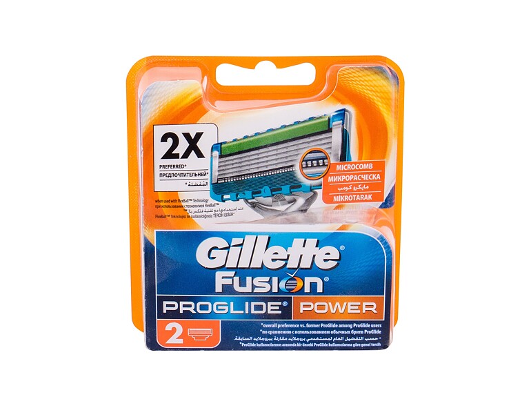 Ersatzklinge Gillette Fusion5 Proglide Power 2 St. Beschädigte Verpackung