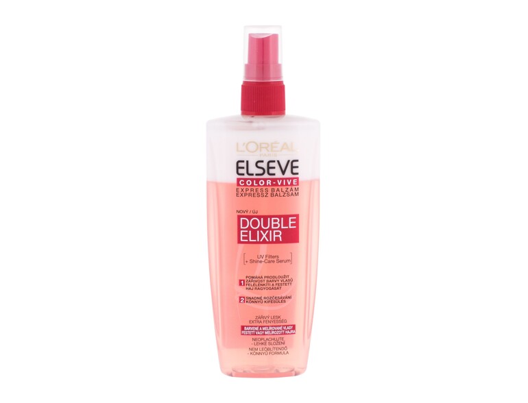 Spray curativo per i capelli L'Oréal Paris Elseve Color-Vive Double Elixir 200 ml