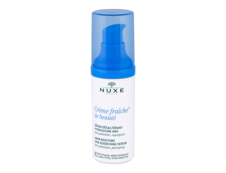 Gesichtsserum NUXE Creme Fraiche de Beauté 48HR Moisture Skin-Quenching Serum 30 ml ohne Schachtel