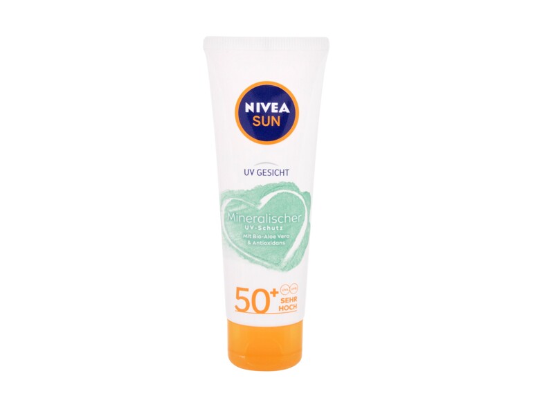 Protezione solare viso Nivea Sun UV Face Mineral UV Protection SPF50+ 50 ml