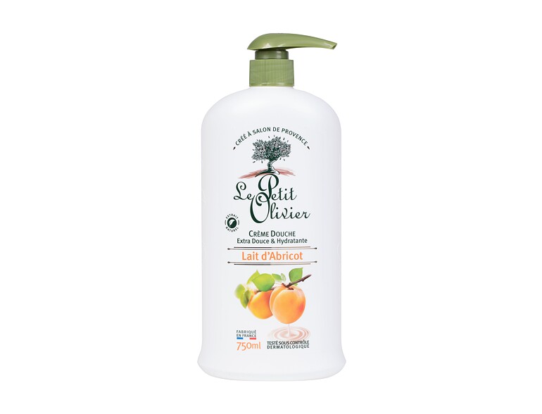 Duschcreme Le Petit Olivier Shower Apricot Milk 750 ml