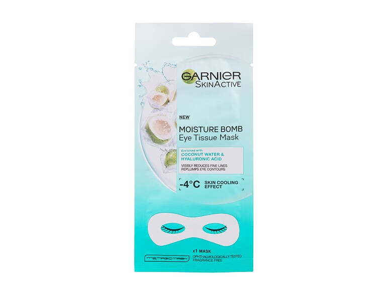 Masque yeux Garnier SkinActive Moisture Bomb Coconut Water & Hyaluronic Acid 1 St.