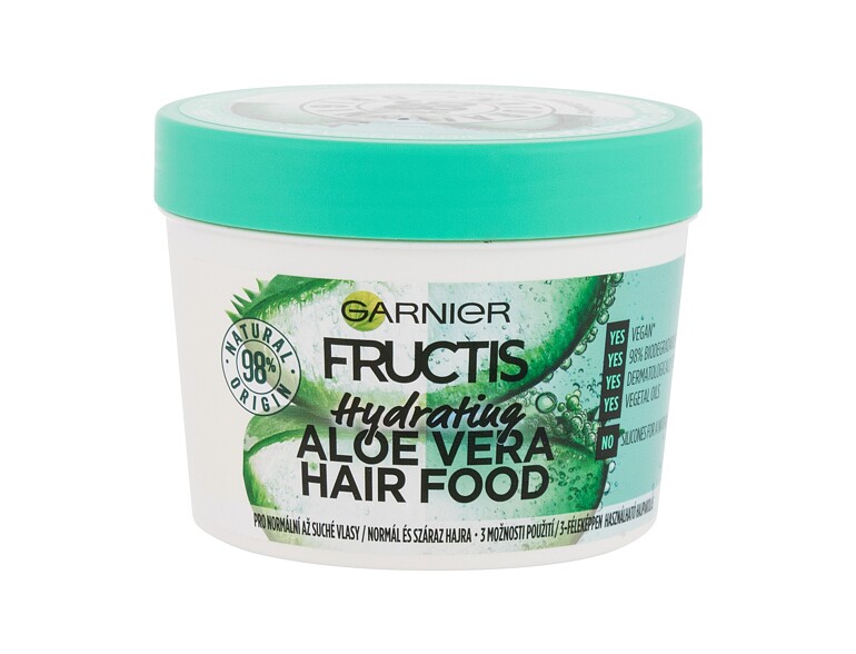 Maschera per capelli Garnier Fructis Hair Food Aloe Vera Hydrating Mask 390 ml