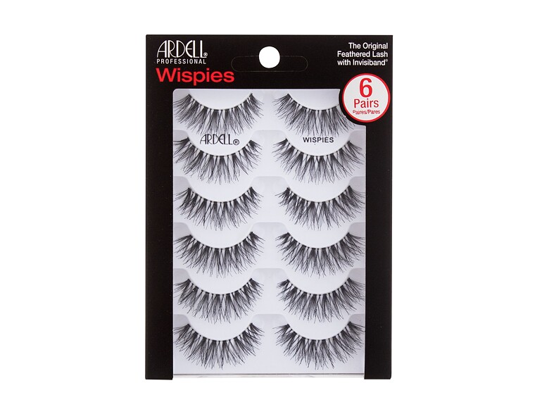 Faux cils Ardell Wispies The Original Feathered Lash 6 St. Black