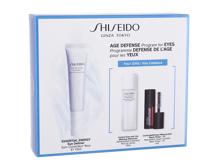 Crème contour des yeux Shiseido Essential Energy 15 ml boîte endommagée Sets