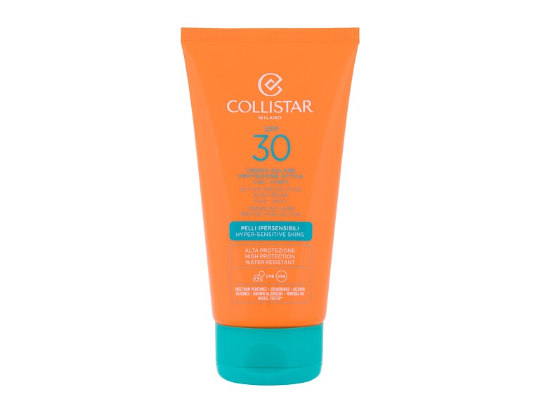 Protezione solare corpo Collistar Active Protection Sun Cream Face-Body SPF30 150 ml