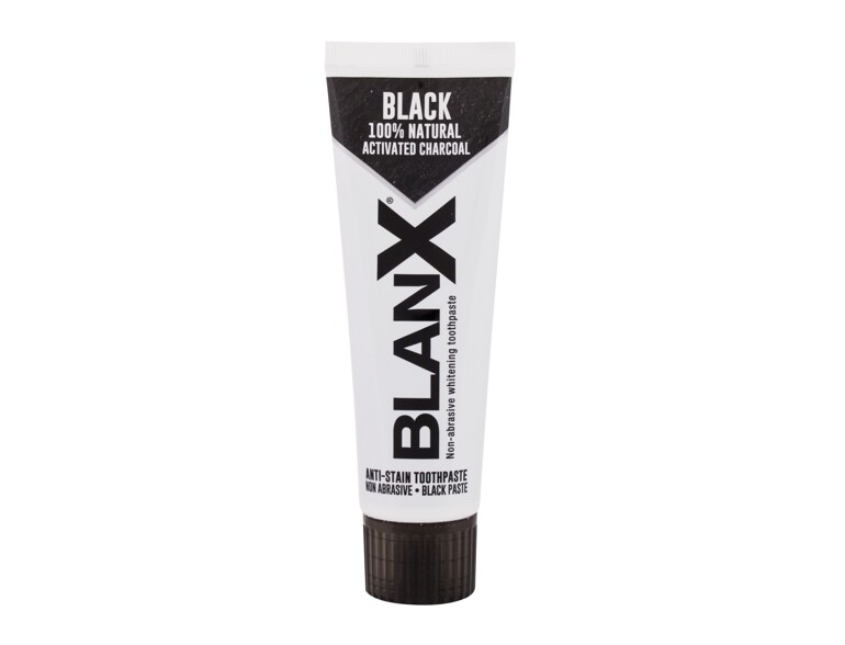 Dentifrice BlanX Black 75 ml boîte endommagée